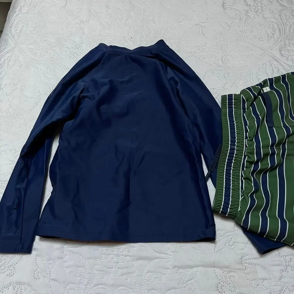 Minnow Boardies Swim Shorts and Rash Guard Set Size 5/6